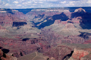 The sides of the Grand Canyon are of multiple colors representing the . (picture )