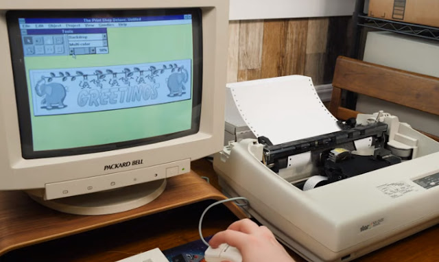 Color Dot Matrix Printer from 1990