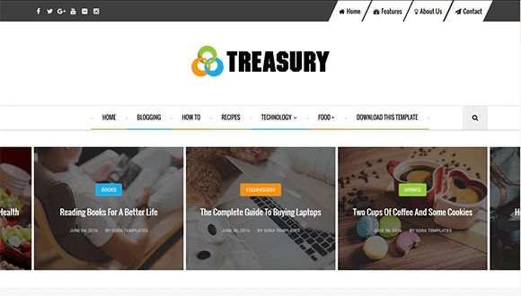Treasury Blogger Templates