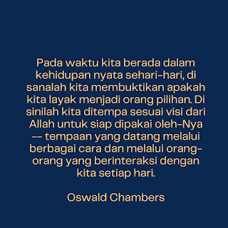 Renungan Harian 4 Oktober 2022; 1 Korintus 1:2 (Oswald Chambers)