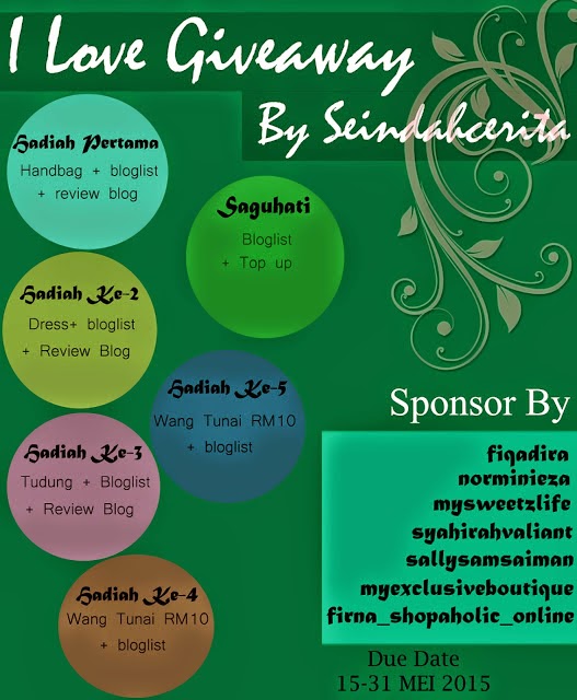 Giveaway Seindahcerita