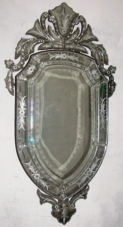 antique mirror, beautiful mirror, special mirror