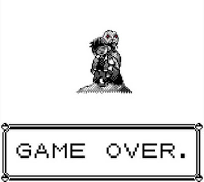 Pokémon: il Buried Alive di Lavandonia nella schermata di Game Over