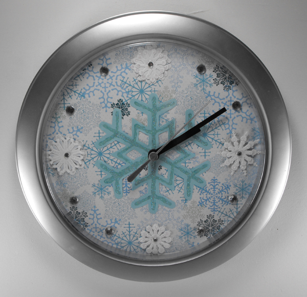 Snowflake Wall Clock