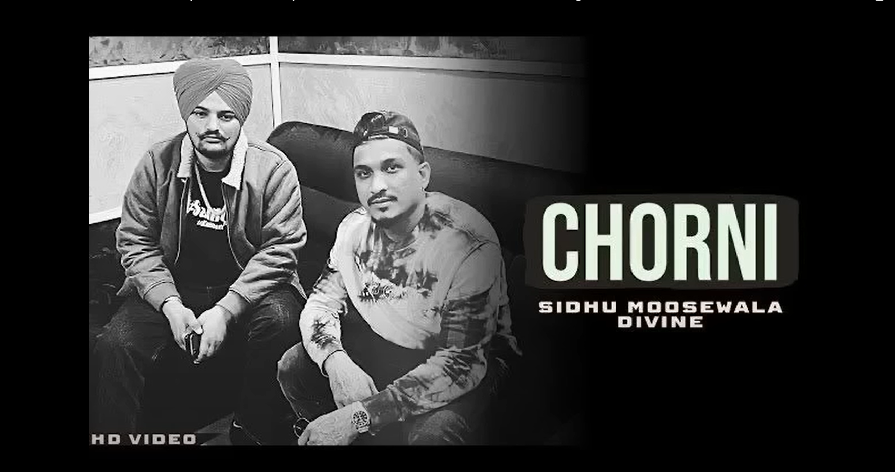 SIDHU MOOSE WALA, DIVINE - Chorni, Official Audio, Real-Time   Video View Count