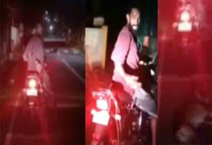 News, Kerala-News, Kerala, Malappuram-News, News-Malayalam, Malappuram: Police investigation in footage of dog being tied to back of bike.