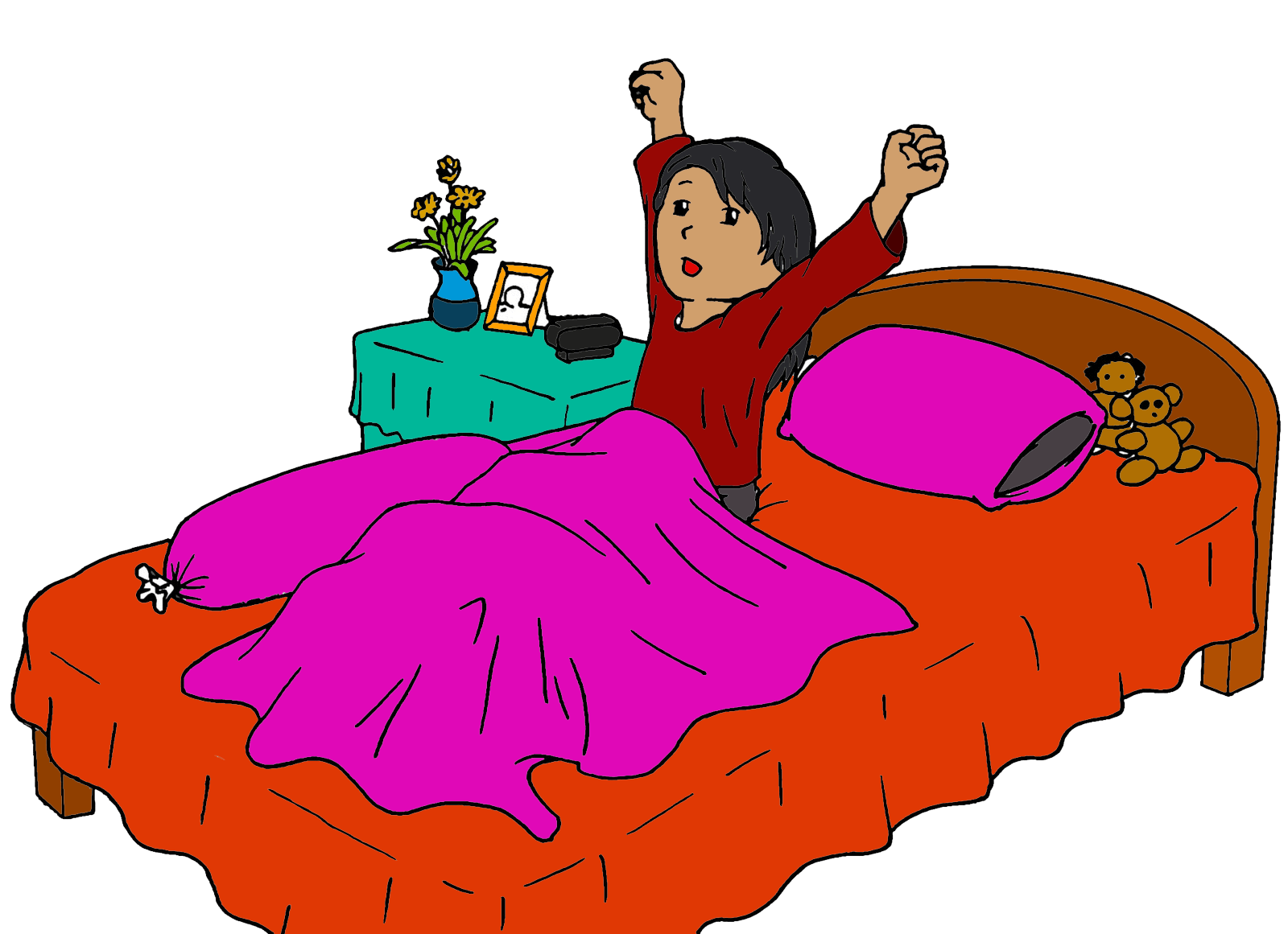 Gambar Kartun Orang Sedang Bangun Tidur Kumpulan Kartun