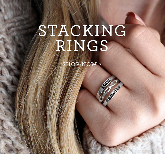 Personalized stackable rings NJ