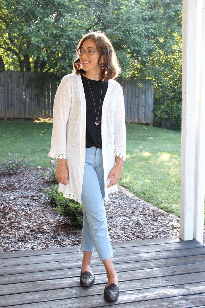 Medina Linen Blend Blackwood Cardigan // Sewing For Women