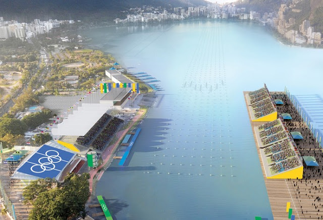 Lagoa Rodrigues de Freitas, prova de remo e canoagem, Jogos Olímpicos Rio 2016