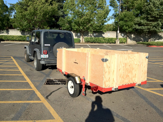 Outside the Rat Race: Harbor Freight Tools Heavy Duty Foldable Utility  Trailer