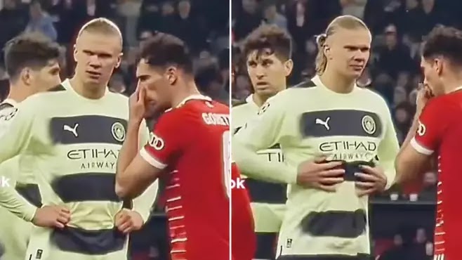 Hilarious Video of Erling Haaland Goes Viral as Fans Speculate Whether He 'Farted' on Leon Goretzka