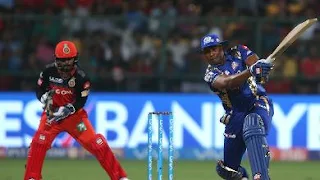 Kieron Pollard 70 - RCB vs MI 12th Match IPL 2017 Highlights