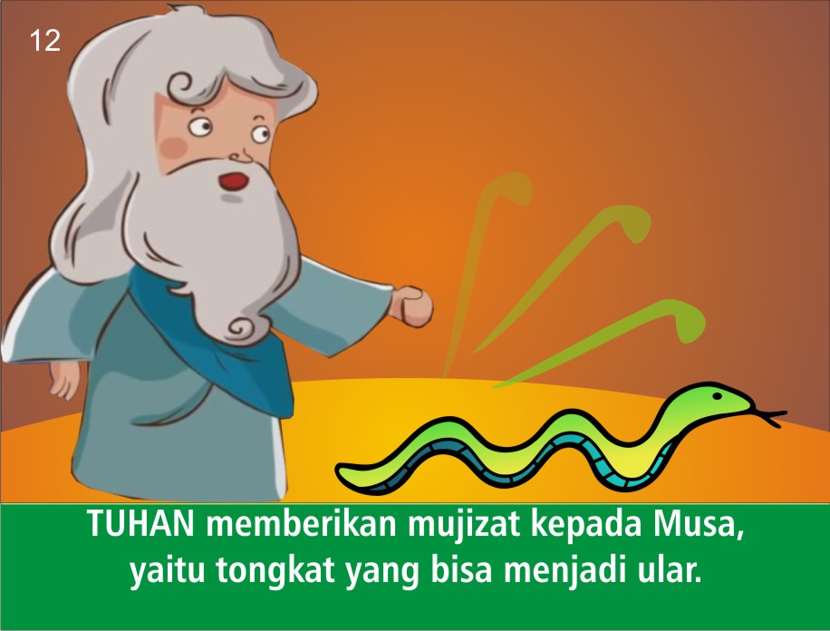 Komik Alkitab Anak: TUHAN MEMANGGIL MUSA (Bagian 2 