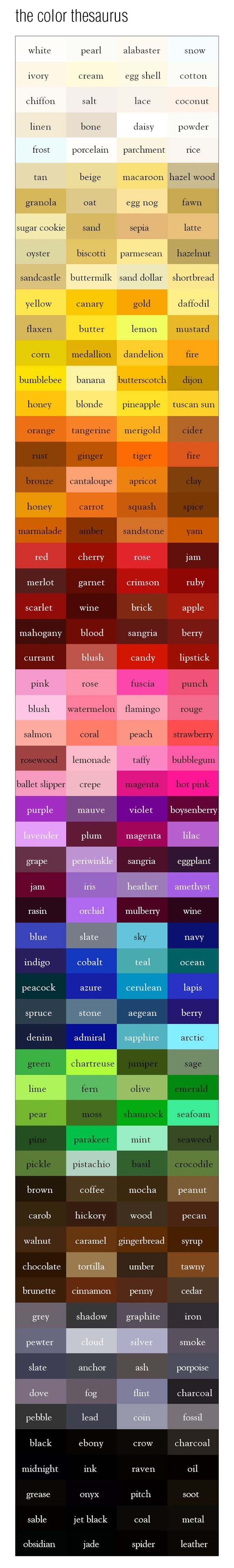 These 240 Color Names Make The Best