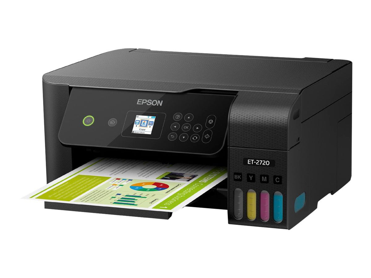 Epson EcoTank ET-2720 Wireless Color All-in-One Cartridge-Free Printer.