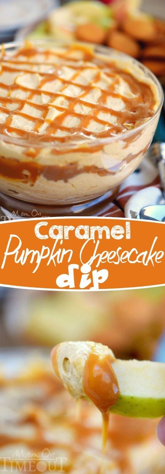 This easy to make, over the top Caramel Pumpkin Cheesecake Dip will have everyone coming back for seconds! The perfect dessert or appetizer for fall!
