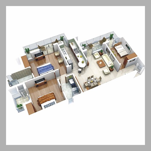 5 Best Apartment Layout Ideas On Homyfit: Studio - Design - Living Room - Furniture