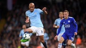 Man City vs Leicester: Gol Kompany Antar Citizens Kembali Puncaki Klasemen