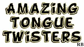English is easy with rb, English tongue twisters, best tongue twisters