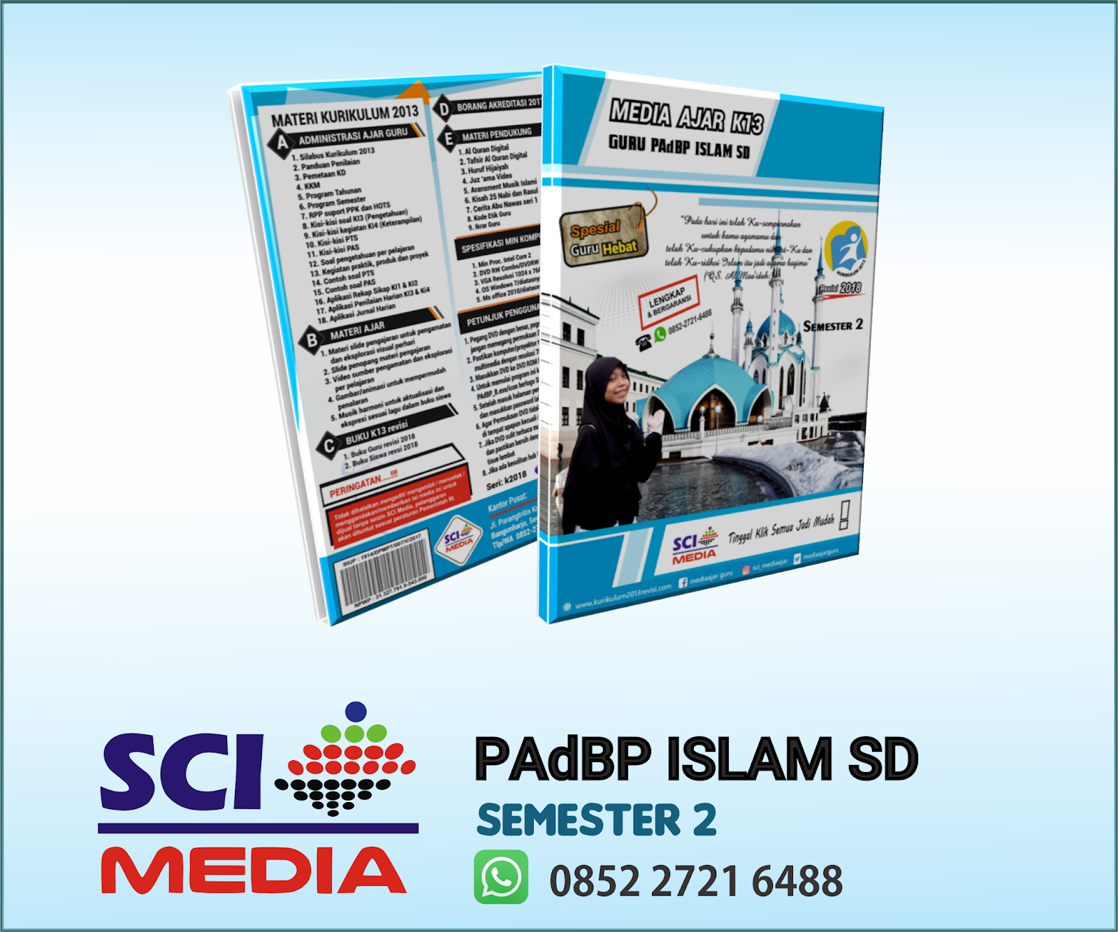 MEDIA AJAR GURU K13 PAdBP ISLAM SD SEMESTER 2 REVISI 2018 UNTUK SD MI