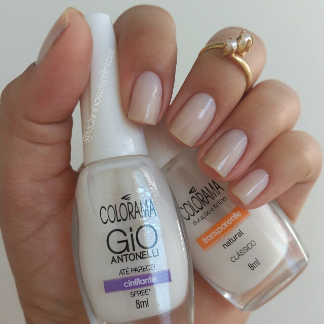 esmalte colorama clássico + até parece 