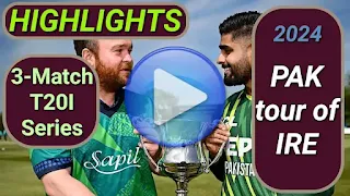 Pakistan tour of Ireland 3-Match T20I Series 2024 Videos
