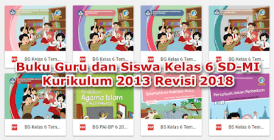 https://soalsiswa.blogspot.com - Buku Guru dan Siswa Kelas 6 Kurikulum 2013 Revisi 2018 Lengkap Semua Tema