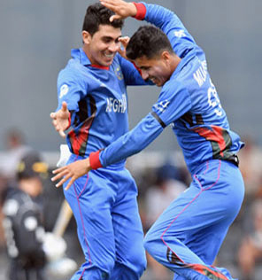 Afghanistan in first semifinal.
