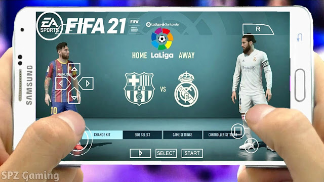 FIFA 21 PPSSPP Android Offline 600MB Best Graphics Real Faces Kits 21 & Full Transfers Update