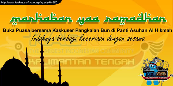 Contoh Banner Buka Bersama Bulan Ramadhan Contoh Banner