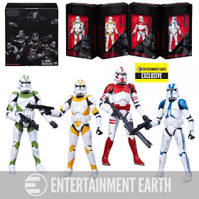 Entertainment Earth Exclusive Star Wars: The Black Series Order 66 Clone Troopers 6” Action Figure Box Set by Hasbro