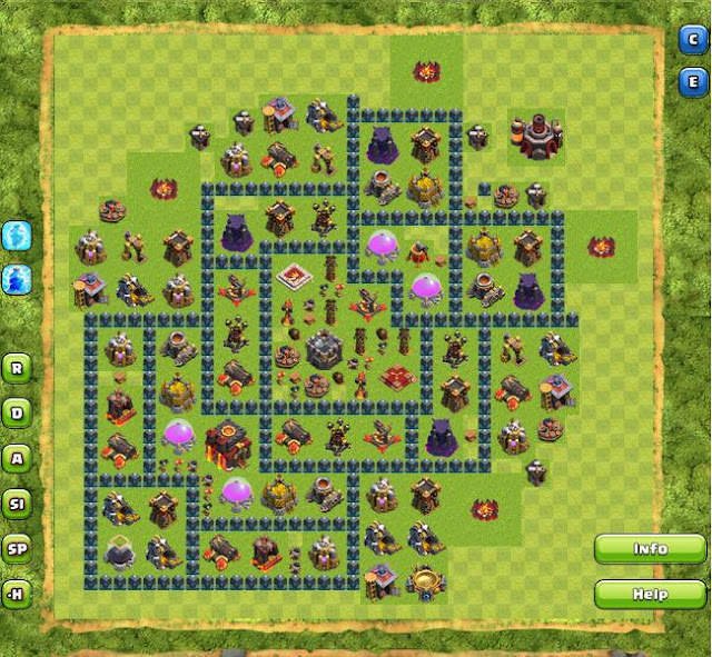 Base WAR Town Hall 6-10 Terbaik Di CLASH OF CLANS.