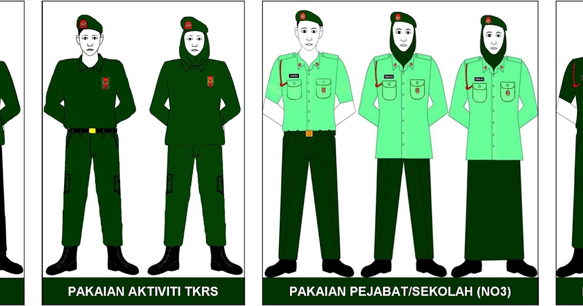 1 MURID 1 SUKAN PAKAIAN PERALATAN UNIFORM NO3 KRS 