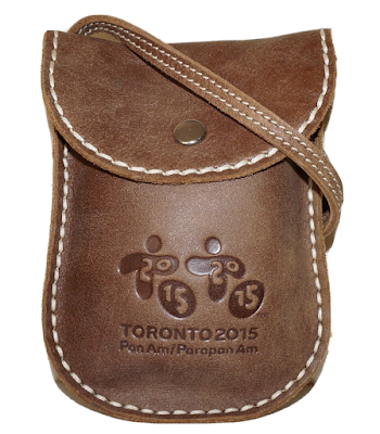 Roots Canada Toronto 2015 Pan Am Games Leather Pouch or Bag