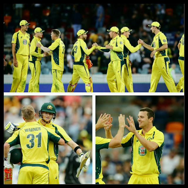 Australia New Zealand Canberra Chappell-Hadlee trophy Steve Smith David Warner