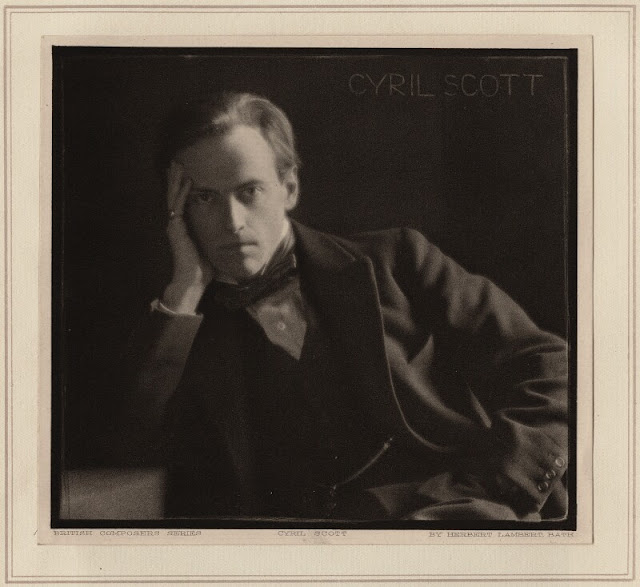 Cyril Scott by Herbert Lambert,circa 1922 (National Portrait Gallery photographs Collection NPG Ax7750)