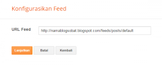 cara memasang widget feed di blog