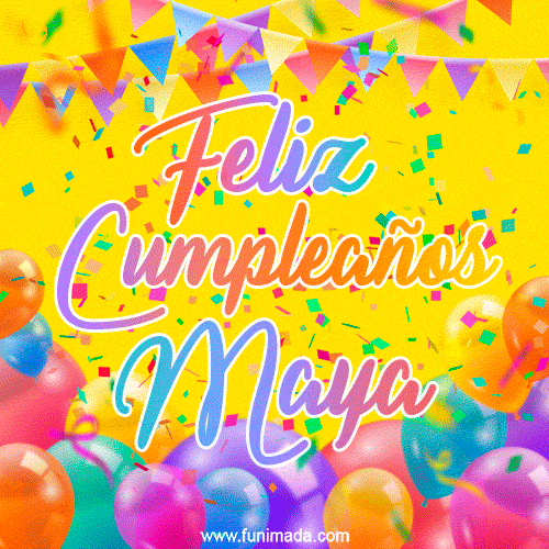 happy birthday maya images