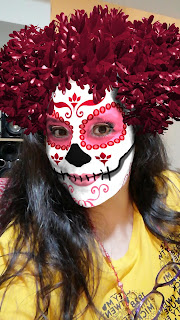 Retrato de Gaby García como Calaverita