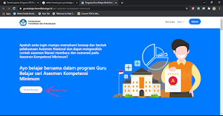 Sayarat dan Cara Mengikuti BIMTEK Program Guru Belajar Seri Asesmen Kompetensi Minimum (AKM)