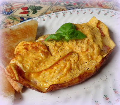 Salami & Cheese Omelette