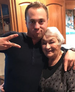 Justin Thomas With His Grandma