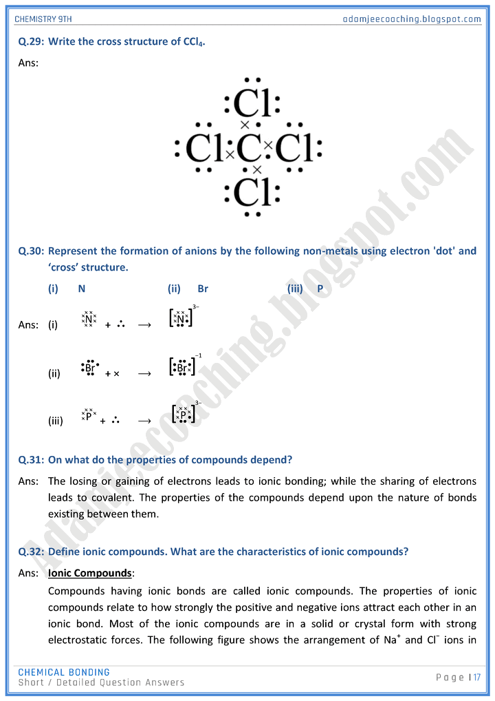 chemical-bonding-short-and-detailed-question-answers-chemistry-9th