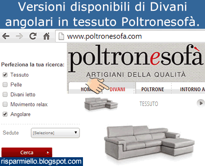 divani angolari tessuto poltronesofa