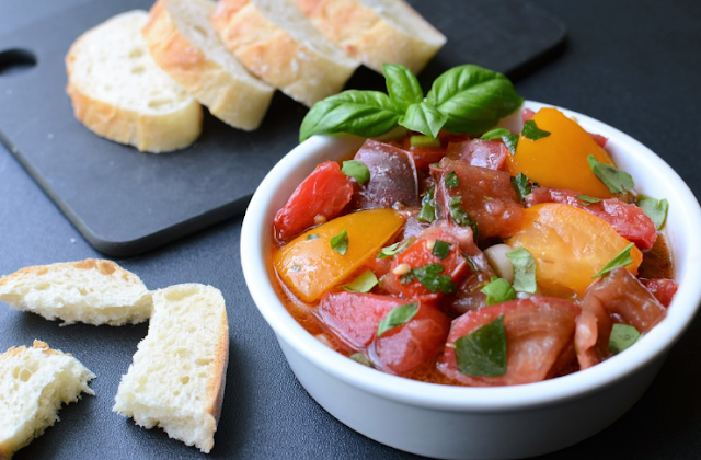 Killer Marinated Tomatoes #vegan #healthy