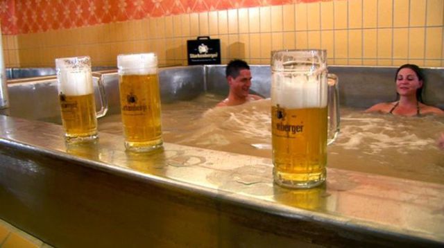 A Swimming Pool Filled with Beer - Fantasy Come True