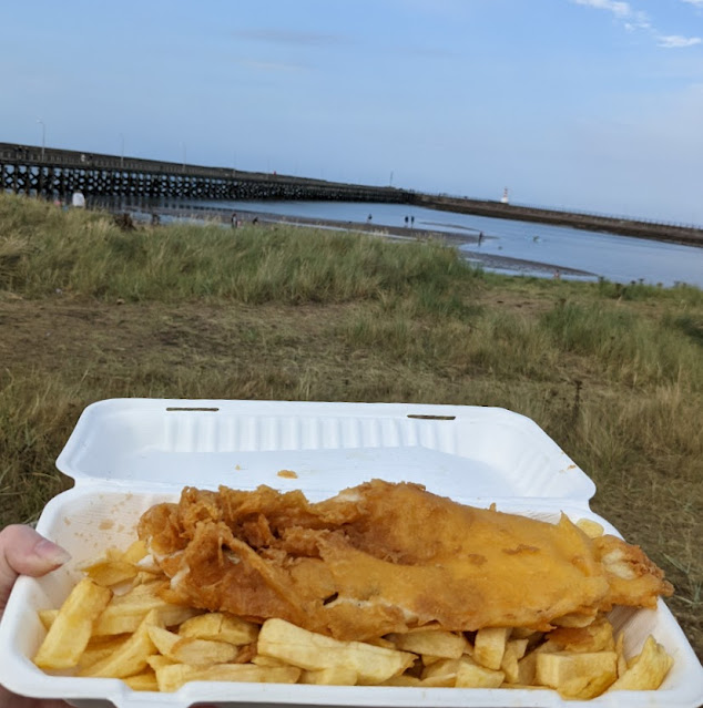 30 Things to Do in Amble  - The Harbour Inn Fish and Chips