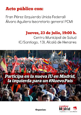 Acto Cambiar Madrid Alcalá de Henares