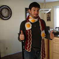 Bacon And Egg Scarf